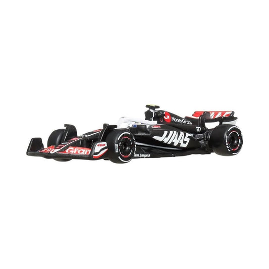 Hot Wheels Formula 1 Car MoneyGram Haas VF-24 NICO HULKENBERG 27 - Die Cast 1:64 Scale - Length 8 cm - JBM22