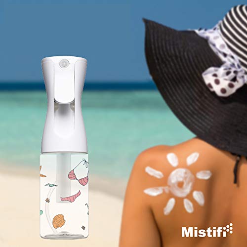 MJDFS NonAerosol Fine Mist Water Spray bottle Summer White 160ml
