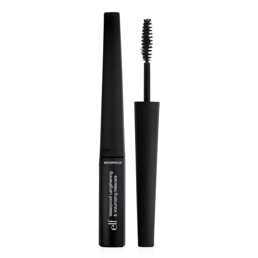 E.L.F, Black Waterproof Lengthening And Volumizing Mascara, 4 Count