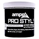 AmPro Pro Styl Styling Gel - Protects and Strengthens Your Strands - Non-Flaking, Alcohol Free, Vegan Formula - Flexible, Touchable Hold for All Hair
