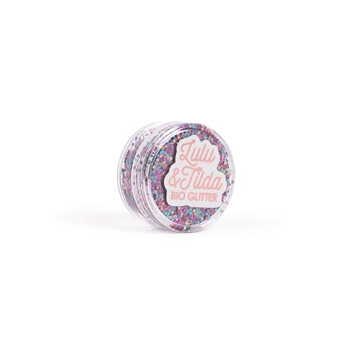 Biodegradable Glitter, 8 Colors, Vegan, for Hair and Body, Safe for Children (Mermaid Scales)