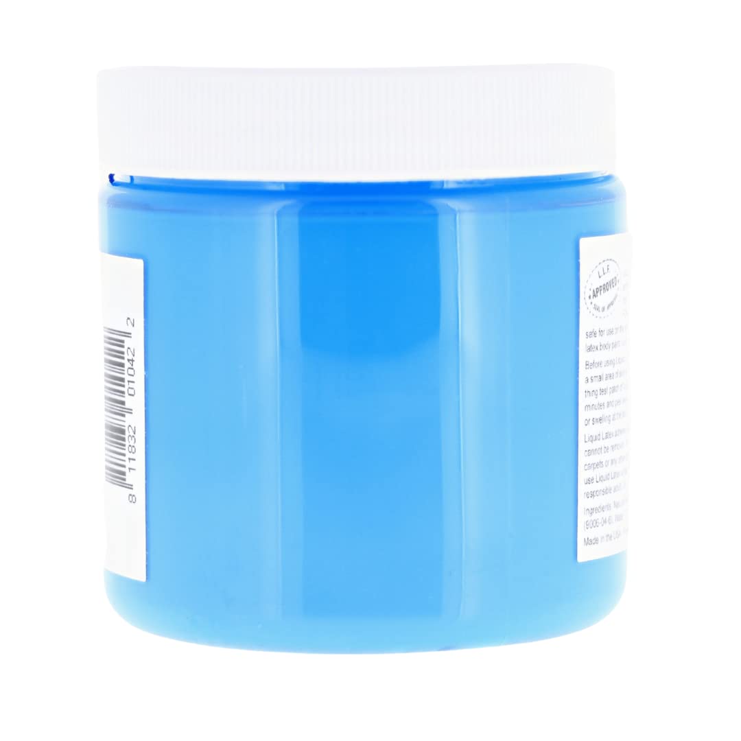 Liquid Latex Fashions Blue Body Paint for Adults and Kids, Ammonia Free, Cosplay Makeup, Creates Professional Monster, Zombie Arts, Easy On and Off- 4