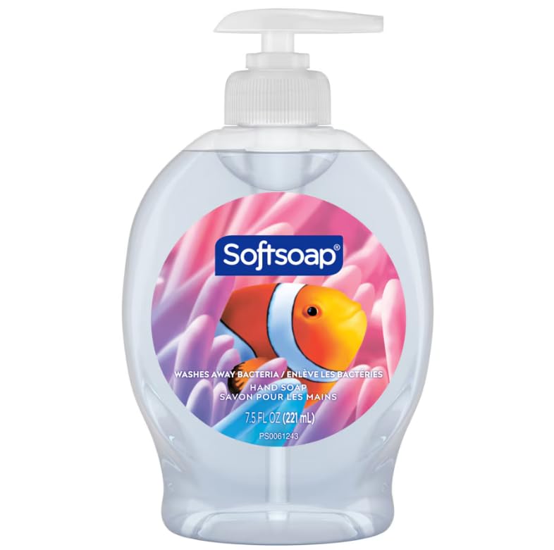 Softsoap Liquid Hand Soap, Aquarium Series 7.50 oz (Pack of 5)