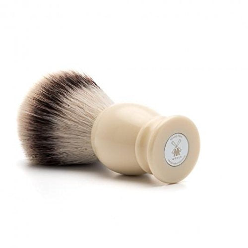 MÜHLE Classic Large Faux Ivory Silvertip Fiber Shaving Brush - Synthetic Luxury Shave Brush for Men, Rich Lather Beauty and Personal Care MÜHLE