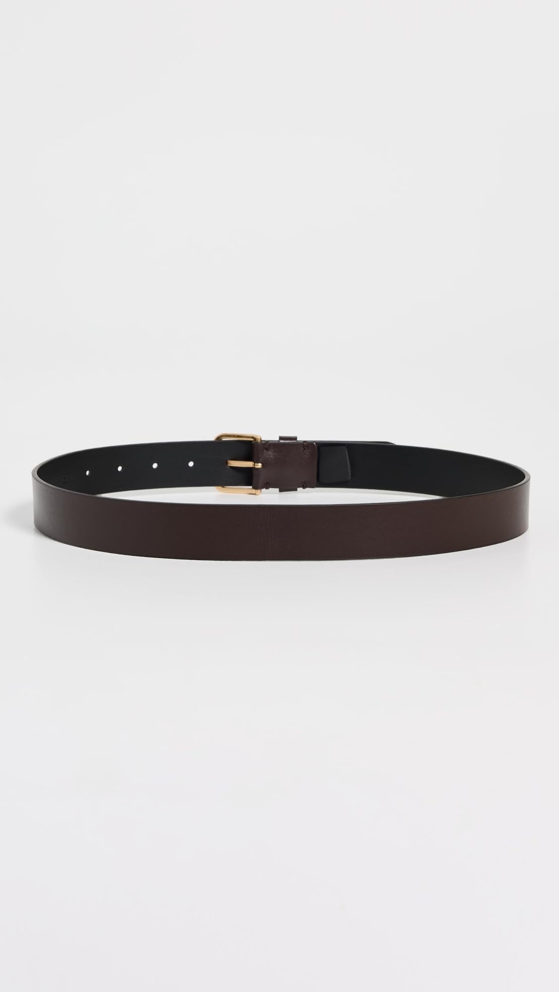 Vince Women's 32mm Flat Belt, Cacao Brown, M