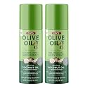 ORS Olive Oil Nourishing Sheen Spray with Coconut Oil for Restorative Shine 2 Ounces - Travel Size (Pack of 2)