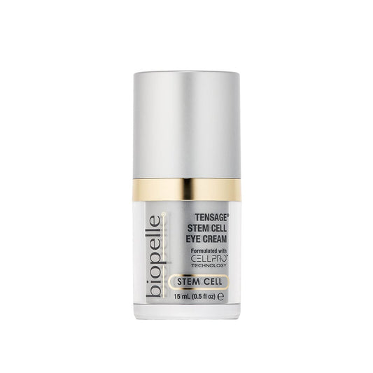 Biopelle Tensage Stem Cell Eye Cream, Under-Eye Cream for Dark Circles, Puffiness, and Bags with CellPro Technology, Caffeine, Retinol, and Peptides