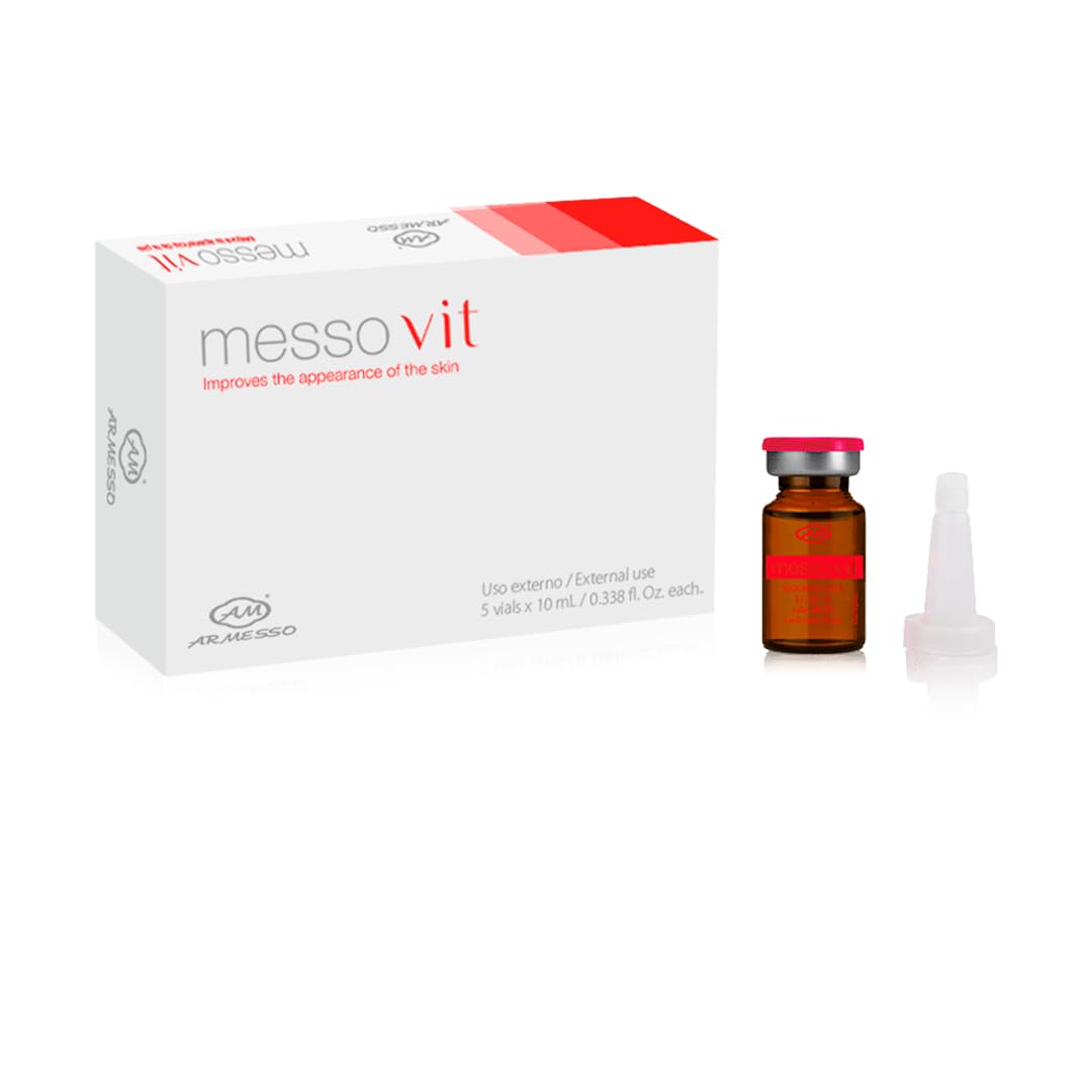 AM Armesso | MessoVit - Skin Revitalization & Cellular Energizer Serum | With Methyl Glucoside Phosphate, DMAE, Amino Acids & Vitamins