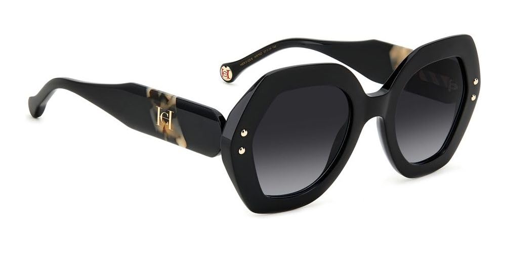 Carolina Herrera HER 0126/S Black Havana/Dark Grey Shaded 52/24/145 women Sunglasses