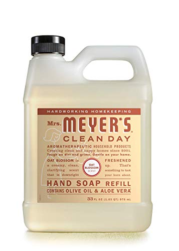 Mrs. MEYER'S Liquid Hand Soap Refill, Oat Blossom, 33 OZ