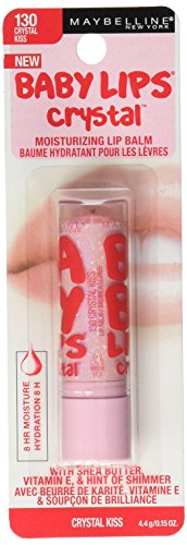 Maybelline New York Baby Lips Crystal Lip Balm, Crystal Kiss, 0.15 Ounce