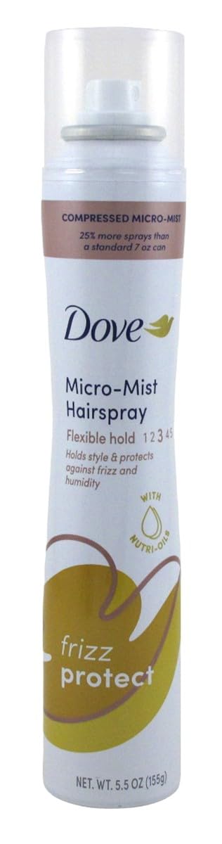 Dove Style + Care Hair Spray Flexible Hold 5.5 oz (Pack of 2)
