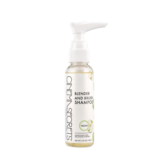 CINEMA SECRETS Vegan Makeup Brush Cleaner - Sponge & Makeup Brush Shampoo for Deep Cleansing - Removes Build-Up & Stains - Gentle & Cruelty-Free