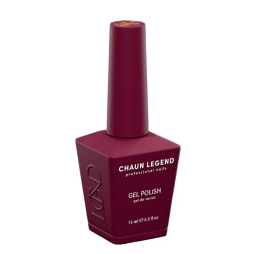 Chaun Legend UV Gel Nail Polish, 0.5 Ounce Long Lasting Salon Quality, Bubble Free Professional Manicures, Quick Dry High Shine, Ruby Riches LG5090 Beauty & Personal Care Chaun Legend Professional Nails