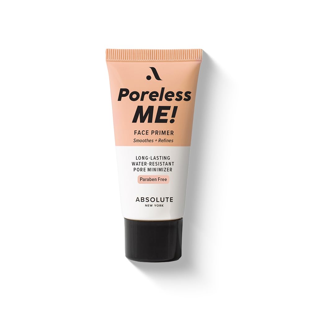 Absolute New York's Silky Smooth Skin Enhancing Face Primer (Poreless Me!, 1.01 fl oz)