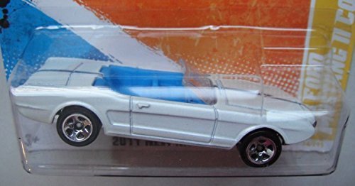 HOT WHEELS 2011 NEW MODELS WHITE '63 FORD MUSTANG II CONCEPT 14/50