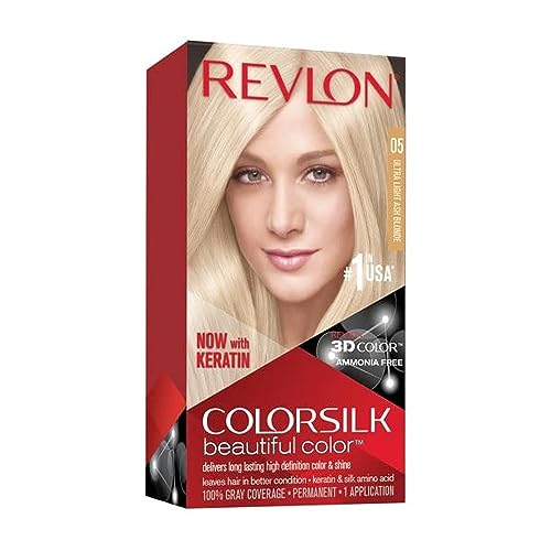 Revlon ColorSilk Beautiful Color, [05] Ultra Light Ash Blonde 1 ea (Pack of 3)