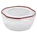 STERILITE Plastic Bowl, 1 Count, Clear