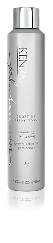 Kenra Professional Platinum Boosting Spray-Foam 17 | Volumizing Styling Spray | Touchable, Brushable Hold | All-Day Lift & Style Support | Lightweight