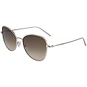 DKNY Women's DK104S Butterfly Sunglasses, Brown, 55/18/135