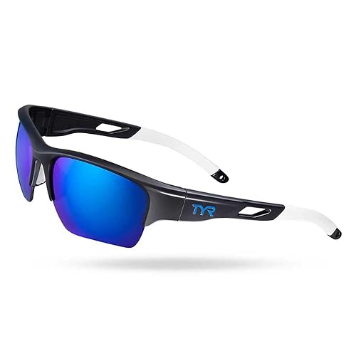 TYR Vatcher Performance Sunglasses, Blue/Black