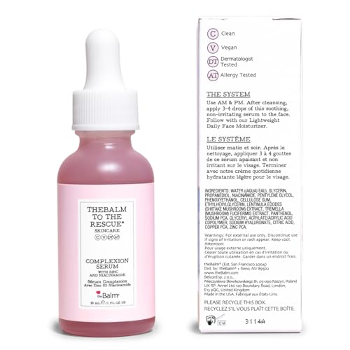 To The Rescue - Complexion Serum by the Balm for Women - 1 oz Serum