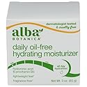 Alba Botanica, Moisturizer Aloe Green Tea Oil Free, 3 Ounce
