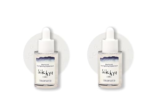 TRANATA Rice Lipids Peptide Serum -UK Vegan Society Certified Glass Skin Mask 80% Rice Extract Niacinamide Adenosine for Glass Skin, Pore Care Beauty & Personal Care TRANATA