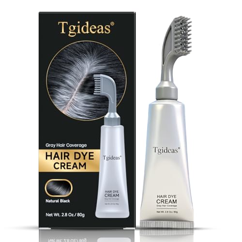 Tgideas Hair Dye Cream Comb with Natural Plant Extract, Root Touch Up Hair Color, Ammonia Free for Men & Women, Easy No Mix Gray Coverage, No Beauty and Personal Care Tgideas Default Title
