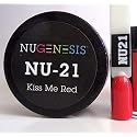 NuGenesis Nail Dipping Powder Color 1.5oz/43g Jar - (NU21 KISS ME RED) Beauty & Personal Care Nugenesis