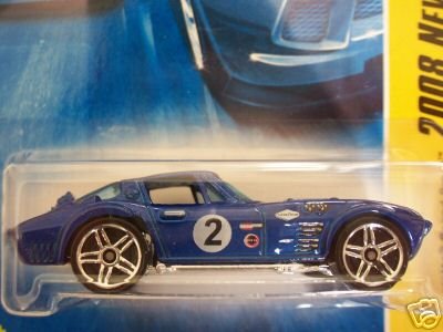 Hot Wheels Mattel 2008 New Models 1:64 Scale Blue Chevy Corvette Grand Sport Die Cast Car #008