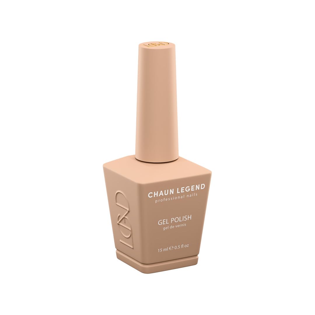 Chaun Legend Gel Nail Polish | Plush LG5192 (cool beige nude) | Soak Off UV LED Cure Gel Polish High Gloss 15ml Beauty & Personal Care Chaun Legend Professional Nails