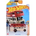 Hot Wheels Trouble Decker, 1:64 Scale Bus, Red, 3 x 2 x 1 Inches, Kid, Children, Unisex