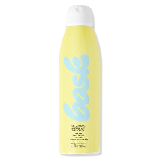 Bask SPF 30 Sunscreen Spray, 5.5 oz - Non-Aerosol, Broad Spectrum UVA/UVB Protection, Dermatologist Recommended, Moisturizing, Lightweight