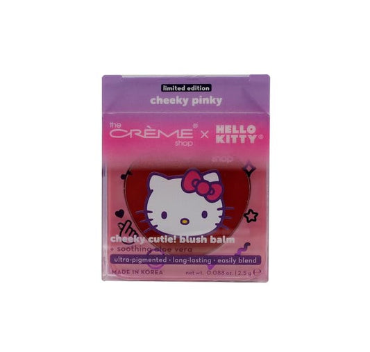 THE CRÈME SHOP X HELLO KITTY(PURPLE) BLUSH BALM - CHEEKY PINKY, 1 Count (Pack of 1)