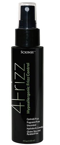 SCIONSE 4Frizz Hypoallergenic Frizz Control Mist, Fragrance Free, unscented