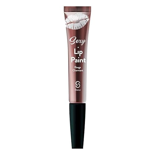 Sistar Sexy Lip Paint Metal Lip Gloss, Metallic Shimmer Lipstick, Long Lasting Waterproof Lip Tint Stain Glitter Shiny (Pink Pearl)