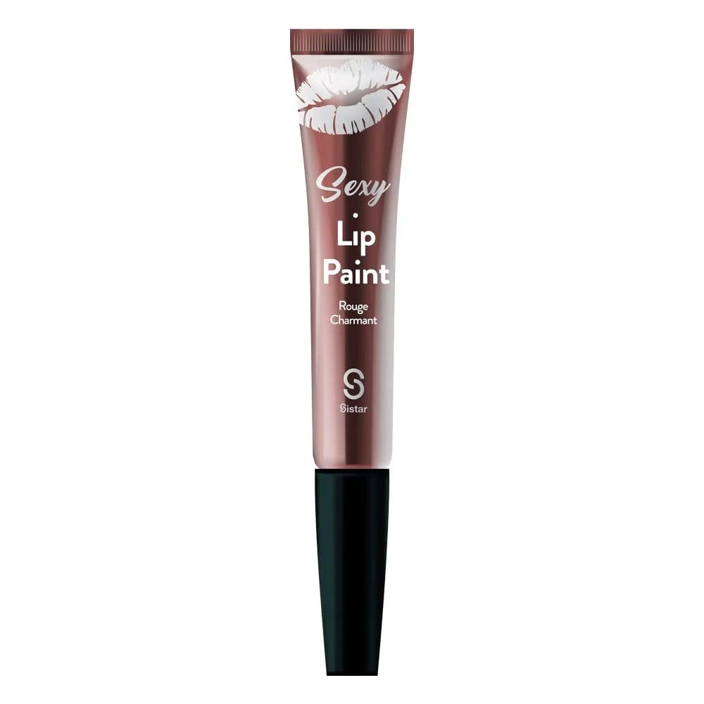 Sistar Sexy Lip Paint Metal Lip Gloss, Metallic Shimmer Lipstick, Long Lasting Waterproof Lip Tint Stain Glitter Shiny (Pink Pearl)
