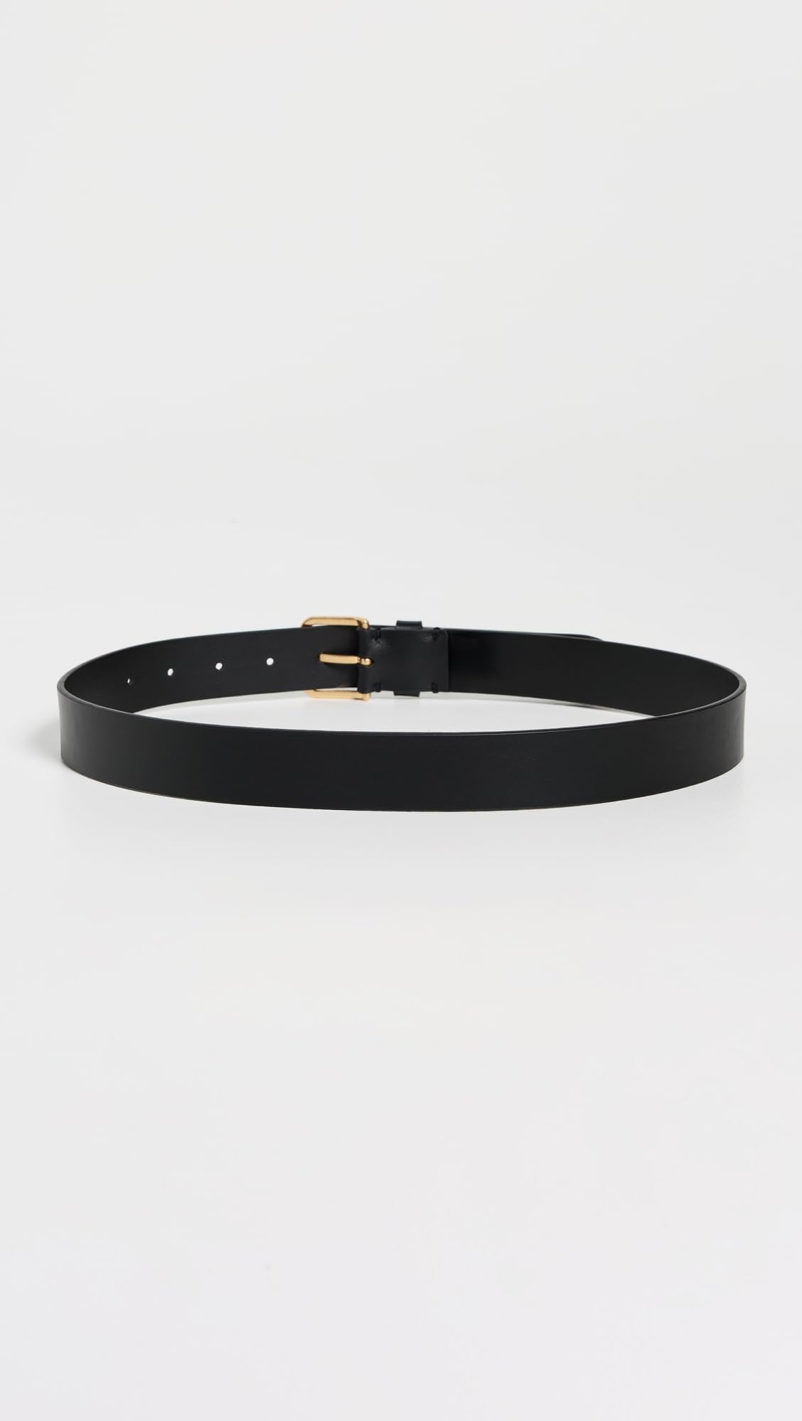 Vince Women's Flat Belt, Black, XL