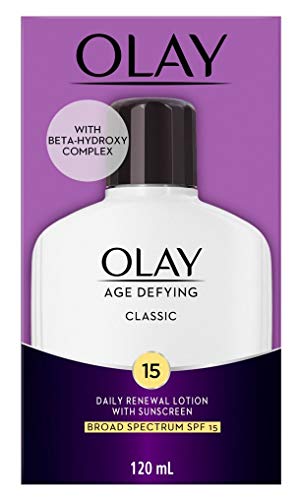 Olay Age Defying Classic Lotion SPF#15 4 Ounce with Beta Hydr (Pack of 2)