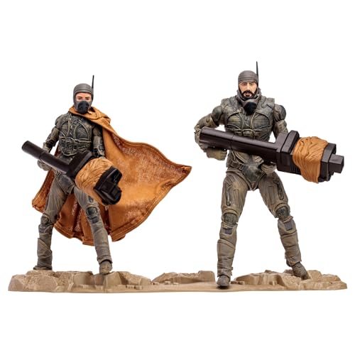 McFarlane Toys Dune: Part Two Stilgar & Shishakli 7-Inch Action Figures 2-Pack Gold Label - Incredibly Detailed Fremen Leaders with Ultra…