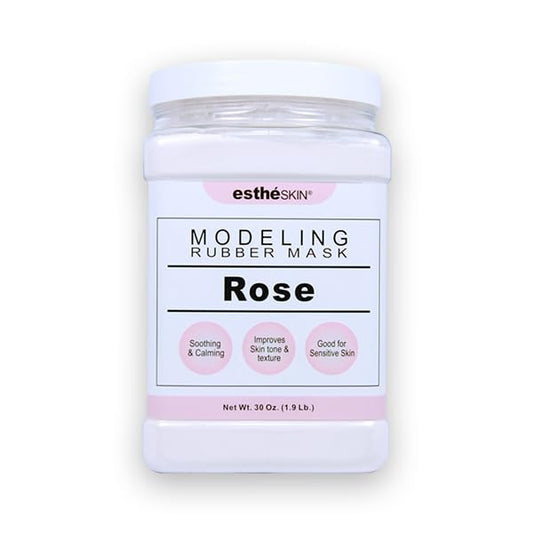 estheSKIN Peel Off Type Modeling Rubber Mask Powder Jar for Facial Skin Care Treatment (30oz) 850g, Measuring Spoon Included (30oz, 106.Rose) Beauty & Personal Care estheSKIN