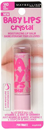 Maybelline New York Baby Lips Crystal Lip Balm, Pink Quartz, 0.15 Ounce