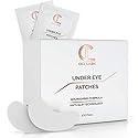 100 Pairs Under Eye Pads for Eyelash Extensions - Professional Lint Free Hydrogel Eye Patches with Moisturizing Vitamin C and Aloe Vera for Eyelash