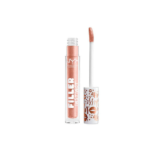 NYX PROFESSIONAL MAKEUP Filler Instinct Plumping Lip Polish, Lip Plumper Gloss - Brunch Drunk (Champagne) Beauty & Personal Care NYX PROFESSIONAL MAKEUP