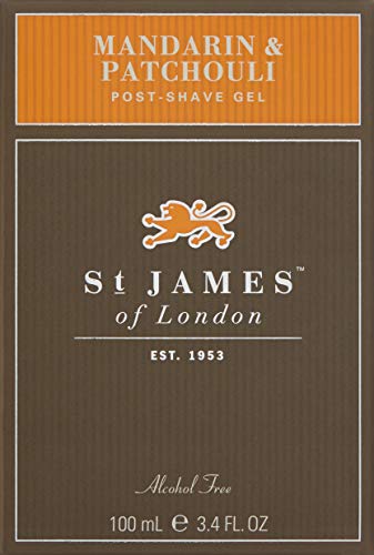 St James of London Mandarin & Patchouli Post Shave Gel, 3.4 Fl Oz