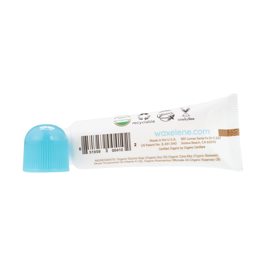 Waxelene Original Organic Multipurpose Ointment Lip Tube Pack of 5, Best Lip Balm Ever Baby Eczema Chapped Dry Sensitive Skin Body Hand Face