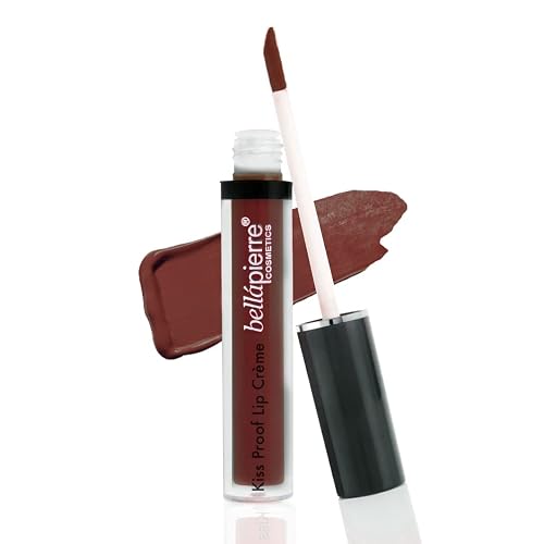 bellapierre Kiss Proof Lip Crème | Richly Pigmented, Smooth Matte Finish | 100% Natural Formulation | Non-Toxic and Paraben Free |Long Lasting