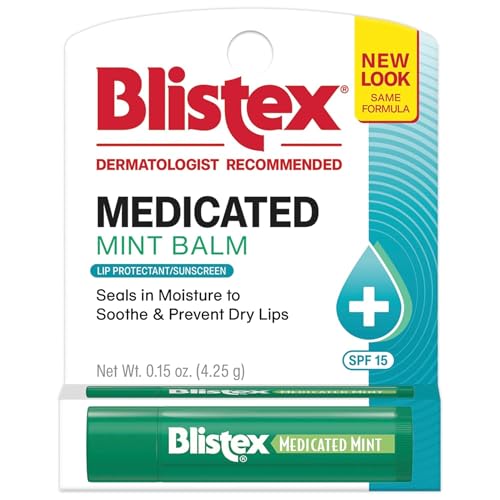 Blistex Medicated Mint Lip Balm, 0.15 Oz