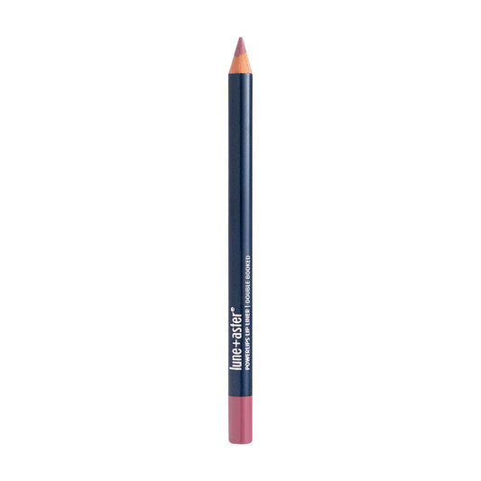 Lune+Aster Lip Liner | Creamy Nude Lip Pencil, Satin Finish, Includes Sharpener - Double Booked